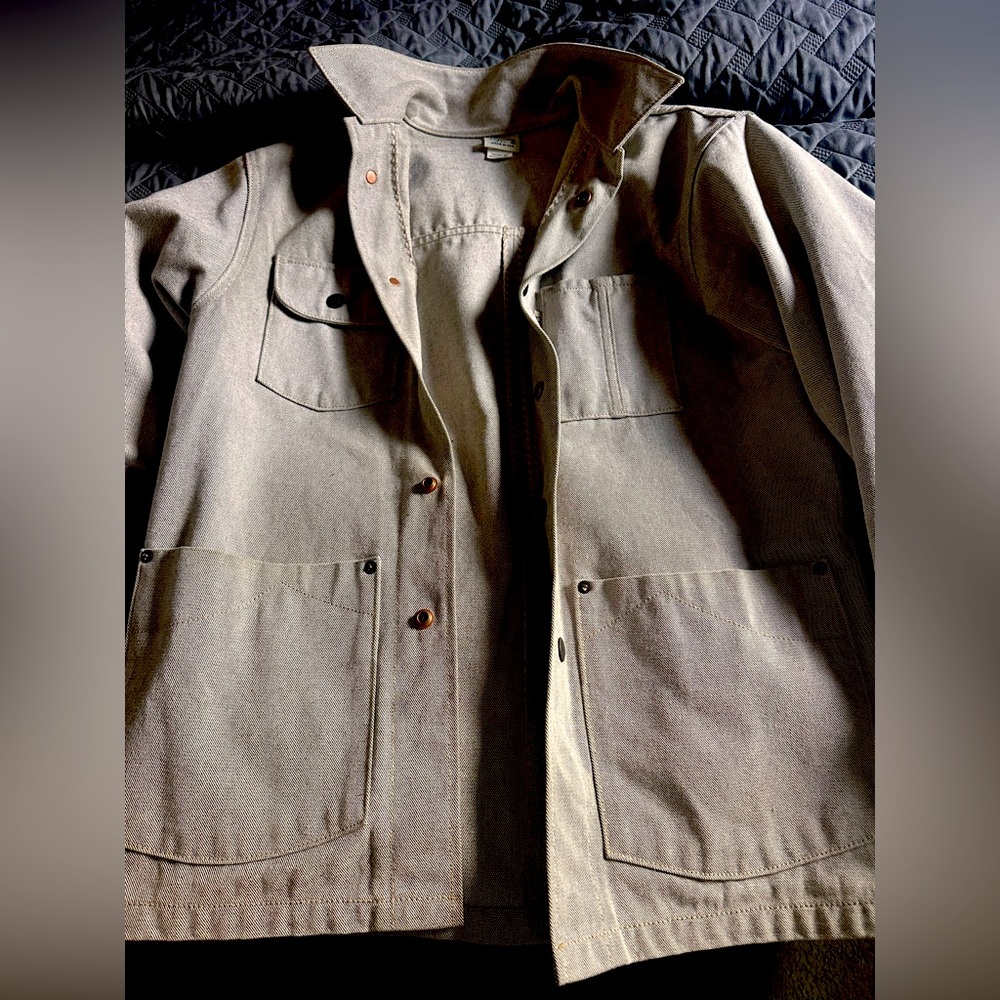 Railcar Fine Goods Men's Oatmeal Chore Jacket
